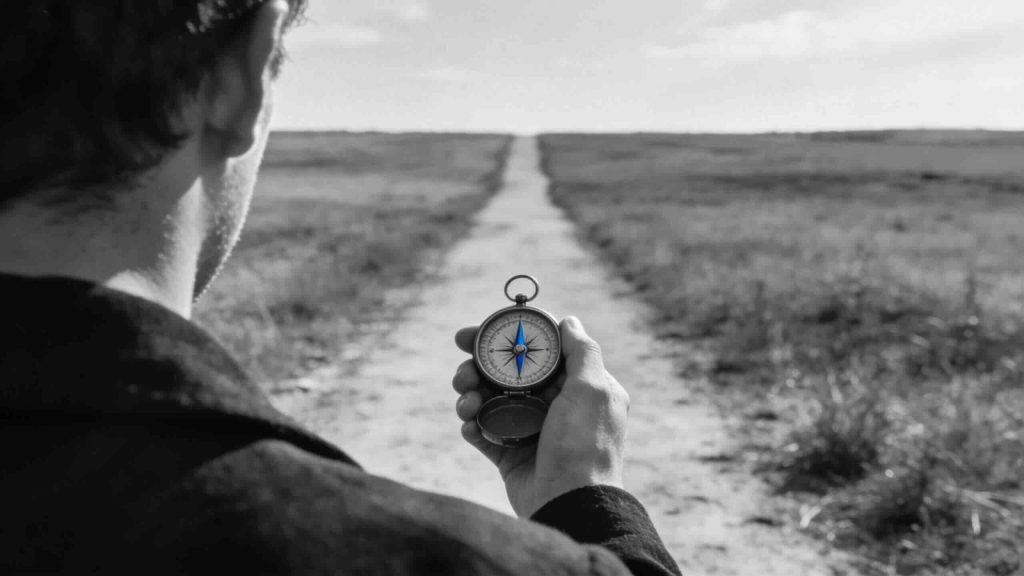 Compass representing clear direction, operating clarity, and steady execution over time